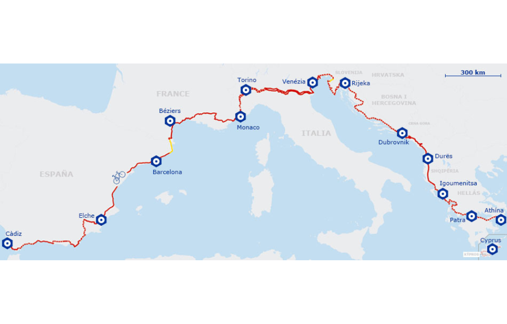 EuroVelo 8: la strada del Mediterraneo passa anche da Cuneo