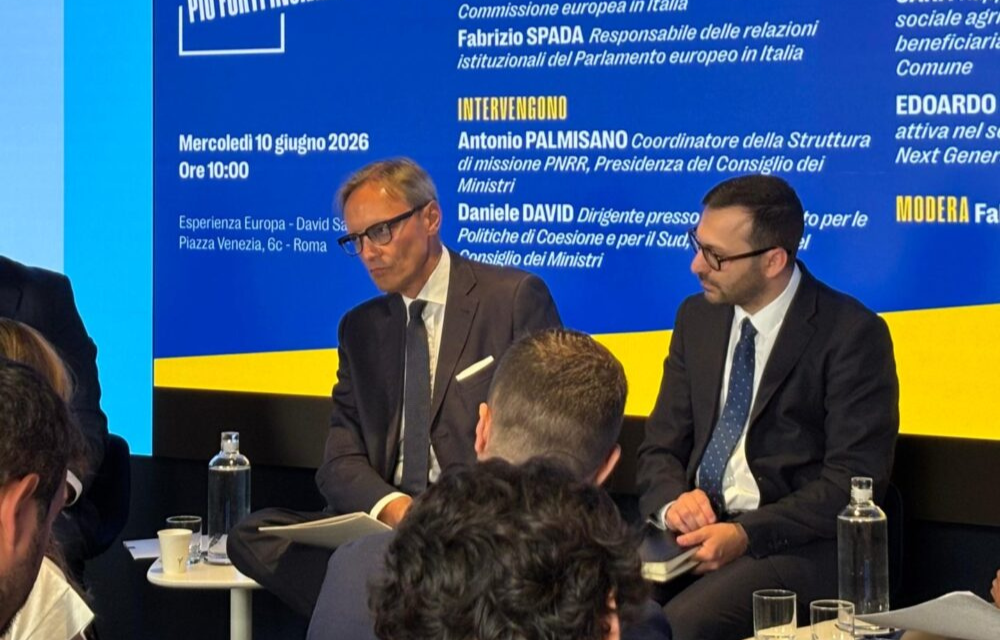“PIÙ FORTI INSIEME”: al via la campagna di comunicazione sul Bilancio europeo